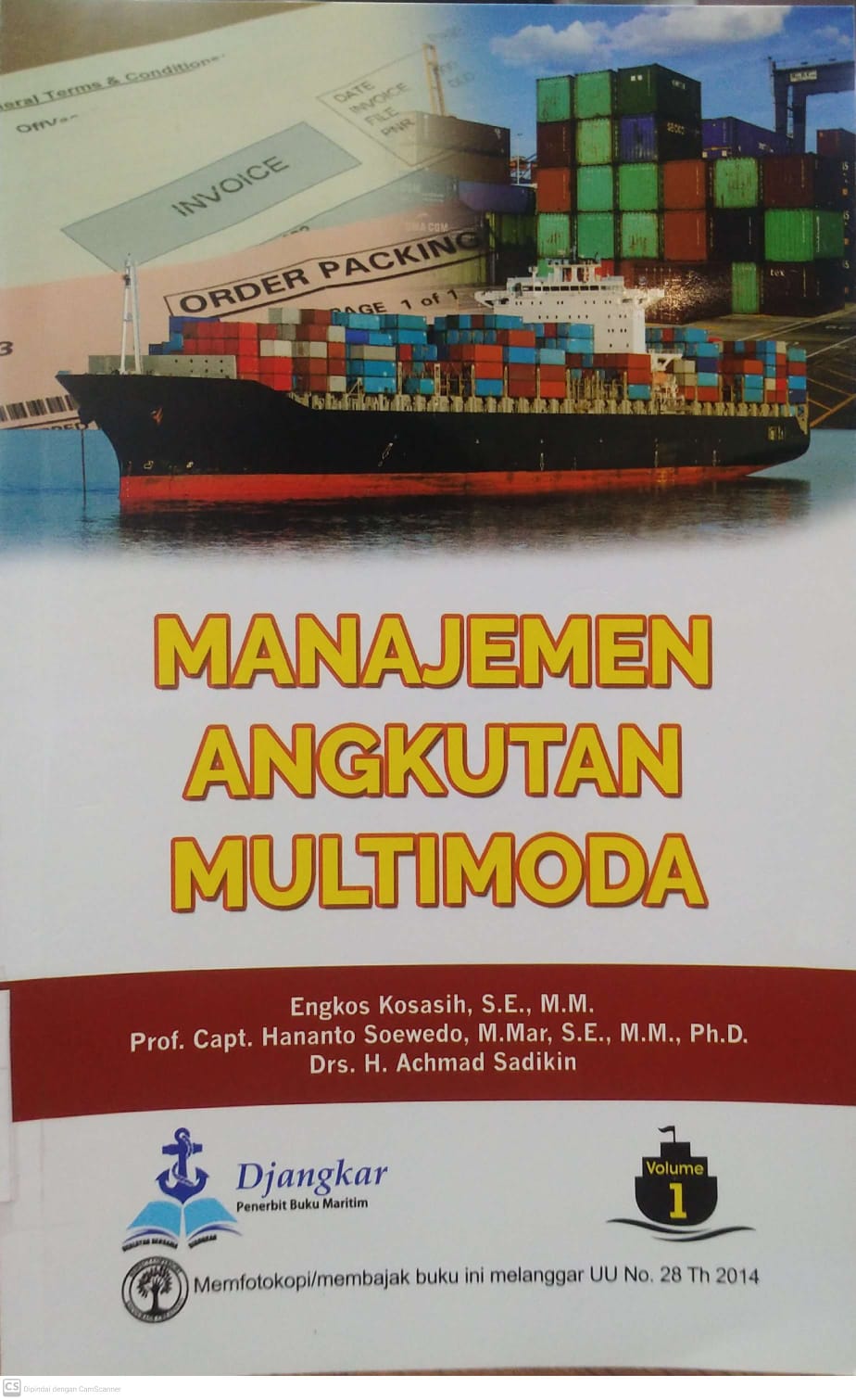 Manajemen Angkutan Multimoda volume 1