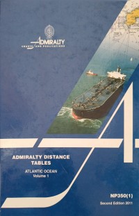 Image of Admiralty Distance Table Vol.1 NP350(1) : Atlantic Ocean