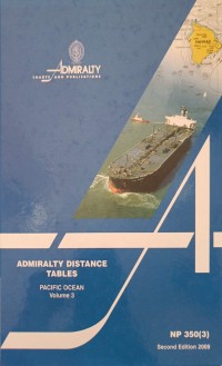 Image of Admiralty Distance Table Vol.3 NP350(3) Pacific Ocean