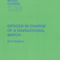 M.C. 7.03 Officer In Charge Of A Navigational Watch