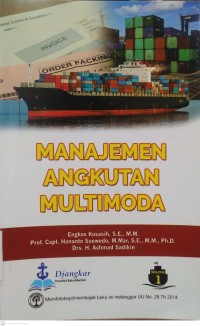 Manajemen Angkutan Multimoda volume 1